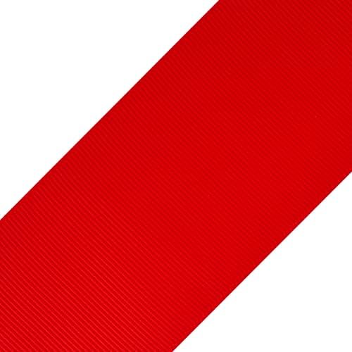 2" X 100 Yards Solid Grosgrain Ribbon for Gift Wrapping Parties, Wedding Decoration, Crafts Sewing (Red) - Image 2