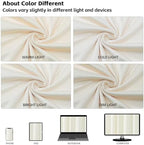 30x10ft Wrinkle Free Ivory Backdrop Curtain for Parties Soft Fabric Drapes Wedding Ivory Curtain Backdrop for Birthday Party Decorations Background for Photography 5x10ft,6 Panels - Image 7