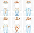 6 Set Baby Shower Games Feed The Baby(Cowboy,Light Blue) by Unknown