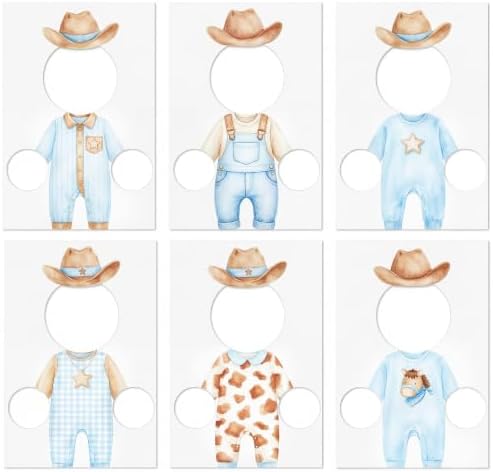 6 Set Baby Shower Games Feed The Baby(Cowboy,Light Blue) by Unknown