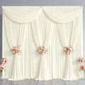 50x10FT Backdrop Curtains with Rod Pockets - Wrinkle Free Photo Stage Backdrop 10 Panels Curtains Drapes for Photography Wedding Party Baby Shower Decorations (Beige) by Unknown