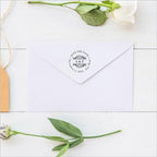 Custom Self Inking Return Address Stamp, Round Circle - Image 5