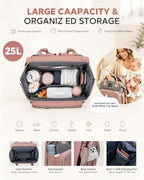 houscly Diaper Bag Backpack with Changing Station, 25L Large Capacity - Image 3