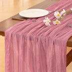 Cheesecloth Table Runner Fall Boho Wedding Birthday Party Home Decor by Socomi