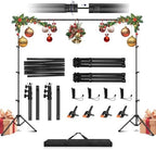 Jiang&Rong Portable Reverse-Folding Backdrop Stand Kit 10ft x 6.5ft(W x H) by JiangRong