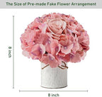 Deep Pink Flower Table Centerpieces - Set of 6 - Image 2