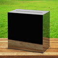 Hxezoc Black Acrylic Wedding Card Box Clear DIY Card Boxes Gift Card Box Money Box Holder for Wedding Reception Anniversary Birthday Party Baby Shower Graduation Decorations (10 x 10 x 5.5 inch) by Hxezoc