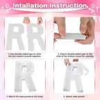 MRS Charcuterie Letters Fillable, 13 Inch MRS Cardboard Letters for Charcuterie, MRS Letters for Food Chocolate, Paper Mache Letter Trays for Bachelorette Bridal Shower Bride-to-Be Wedding Decoration - Image 5