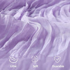 16 Pack 23 x 120 Inch Lilac Purple Table Runner 10Ft Cheesecloth - Image 5