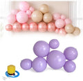 Garland Balloons Reusable, PVC Party Decor Arch Kit，7balls-Purple by Unknown