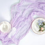 12 Pack Lilac Purple Cheesecloth Table Runner 23 x 120 Inch 10Ft - Image 6