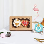 RomanticBaking 50 Pack Auto-Popup Cookies Boxes 7" x 4 3/8" x 1 1/2"Pastry Boxes Macaron Boxes Hot Chocolate Bombs Boxes Donut Boxes Brownies,Cakesicle Boxes - Image 2