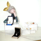 6 Pcs Buffet Risers and Stands, Acrylic Display Box(8" 7" 6" 5" 4" 3") - Image 5