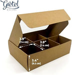 20-Ct Kraft Treat Boxes, 8.75x6x2.4in, Window & Dividers - Image 4