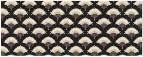 pnyoin Merry Christmas Wrapping Paper Roll,Fan Glow Black Gift Wrap Perfect for Xmas,Birthday,Weddings, Brides, Holidays, Baby Showers，58 x 23 inches,4 Roll by PNYOIN