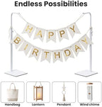 White Tabletop Display Racks for Purses and Banners, 2-Pack - Image 5