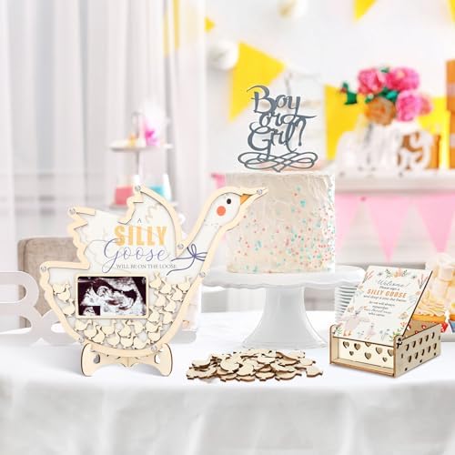 Chunful 64 Pcs Goose Baby Shower Party Decorations Guest Book Alternative - Image 4