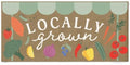Big Dot of Happiness Locally Grown Kraft Paper Banner, Farmers Market Baby Shower Party Welcome Banner, Printed Brown Paper Party Sign Decoration – 1 Count by BigDotofHappiness
