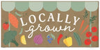 Big Dot of Happiness Locally Grown Kraft Paper Banner, Farmers Market Baby Shower Party Welcome Banner, Printed Brown Paper Party Sign Decoration – 1 Count by BigDotofHappiness