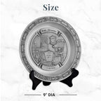 Let's Make Memories Personalized Pewter Baby Plate - Welcome Newborn - Celebrate New Baby - Nursery Decor - Customize Name, Weight, Length, Birthdate, Time of Birth - 9" Dia - Image 4