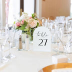 White Arch Acrylic Table Numbers with Stands 1-30, 5x7" White Arched Acrylic Sign and Bases, Arch Table Numbers for Centerpiece Wedding Reception - Image 7