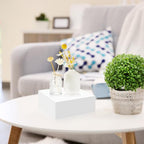 Leinuosen 7 Pcs Large Acrylic Buffet Risers, 6-12" Square, White - Image 5