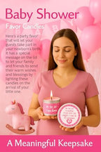 Majestic Zen Baby Shower Candle Favors Gift Set | 9-Pack Neutral Scented Soy Wax Candles with Baby Powder Scent |Long Lasting 40 Hour Burn | Unique Gender Reveal Party Favors & Baby Shower Decorations - Image 2