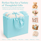 Catlovecorn 20 Pack Large Light blue Gift Bags, 16.5 x 5.5 x 12.6 In - Image 6