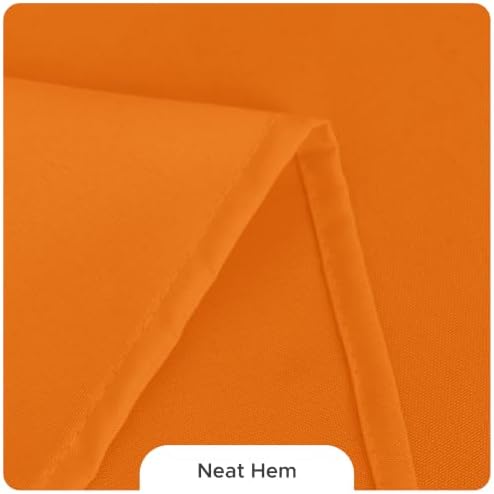 Fitable 8 Pack Orange Tablecloths 70x120 Inch for 6-8 Ft Rectangle Tables - Image 4