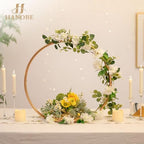 Hanobe Gold Cake Stand for Wedding, 11.7" Round Display Stands - Image 4
