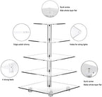Cupcake Stand, 5-Tier Square Cupcake Holder with LED Light String, Acrylic Cupcake Tower Display-Dessert Tower-Pastry Stand-Cupcake Tier Stand for Wedding, Birthday Party (Blue Light) - Image 5