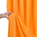 Orange Backdrop Curtains 10ftx8ft Halloween Polyester Photo Drapes - Image 5
