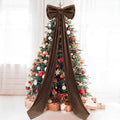 Wavwavw Christmas Giant Velvet Bow Decor Dark Brown Big Bow, 75 x 18 Inches by Wavwavw