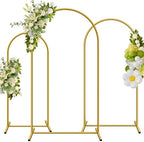 Metal Arch Backdrop Stand, Set of 3 (7.2/6.6/6ft) Wedding Arch Stand by YAYOYAPhotography