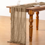 DeZerlor Nude Cheesecloth Table Runners 10 Pack Fall Runners - Image 5