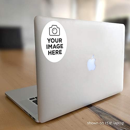 25 Oval Custom Die Cut Stickers 3" x 4" for Laptops, Windows, Cell Phones, Cars. Upload Your own Image, Logo, or Design… - Image 4