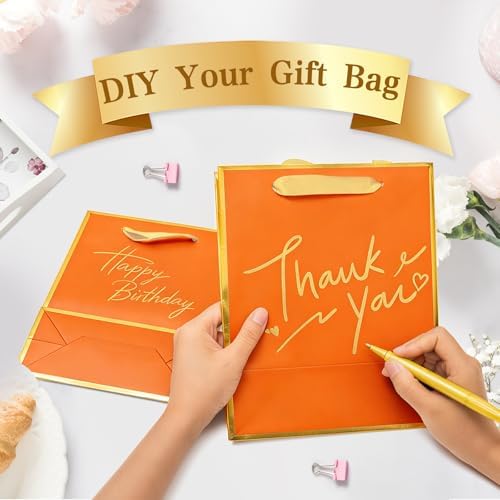Epoesch 36 Pack Gift Bags with Handles & 36 Tissue Papers – 8x5x10 Inches - Image 4
