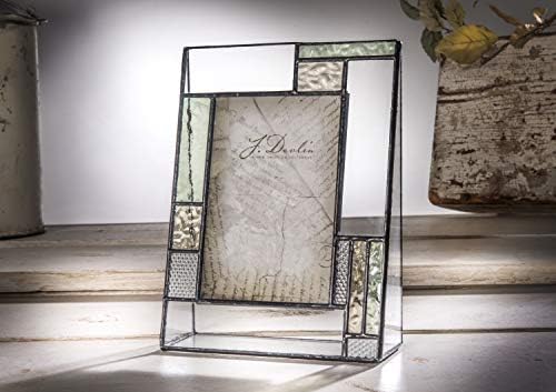 Personalized Baby Picture Frame Green and Yellow Engraved Glass 4x6 Vertical Photo Nursery Decor Newborn Gift for Girl or Boy J Devlin Pic 430-46V EP530 - Image 5