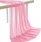 Pack of 40 Yard Chiffon Drapery Fabric, 60" Wide, Multiuse - Coral by MDS