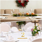 1-20 Arch Acrylic Wedding Table Numbers with Stands 5x8 Inch Signs - Image 4