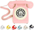 Audio Guest Book Wedding Phone, Record Customized Audio Message with Guest Book Retro Phone Audio GuestBook for Wedding Birthday Party Confession Audio Message Voicemail (Pink - Key) by ROOMEDAL
