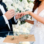 100 Sets Wedding Invitation Kit Vellum Jackets for 5x7 Inch Brown - Image 5