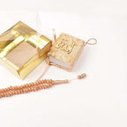 BABY SHOWER CHOCOLATE Set of 10 Islam Quran Tasbeeh Islamic Set | Holy Quran Prayer Beads Gift Box Favor (Cappucino) - Image 7