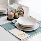 200 Pack Monogrammed Disposable Napkins Gold Foil Letter N Guest Napkins Initial Disposable Hand Paper Towels for Wedding Engagement Baby Shower Party Home Kitchen Bathroom Dinner Decorative Towels - Image 6