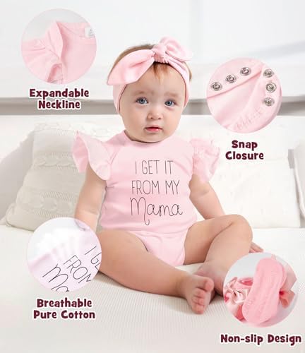 Golray Baby Shower Gifts for Girls, Baby Girl Gifts Baskets with Rattle, Blanket/Bodysuit Set, New Born Essential Stuff, Gender Reveal Ideas Infant New Born Baby Girls Gift Basket - Image 5