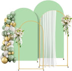 2 Pack Arch Backdrop Stand and Cover Set (7.2FT/6FT), Balloon Arch Stand by Unknown