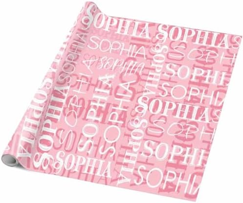 AOFUN Personalized Wrapping Paper Valentine Gift Wrapping Paper Personalized Gift Wrapping Paper Mens Wrapping Paper Cute Wrapping Paper 5 Rolls 58" x 23" - Image 5