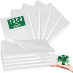 1000 Sheets 20"X15" White Tissue Paper Bulk for Gift Bags - Wrapping Tissue Paper for Birthday Weddings Showers Gift Packaging Arts Craft Party Favor Decoration Wrapping Supplies by PINWATT