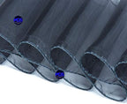 Pack of 100 Organza Chair Sashes for Wedding & Event Décor – Silver Grey - Image 4