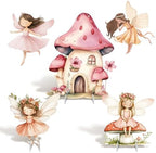 5PCS Fairy First Birthday Decorations, Princess Cardboard Cutout by WelcometoLawnIdyll